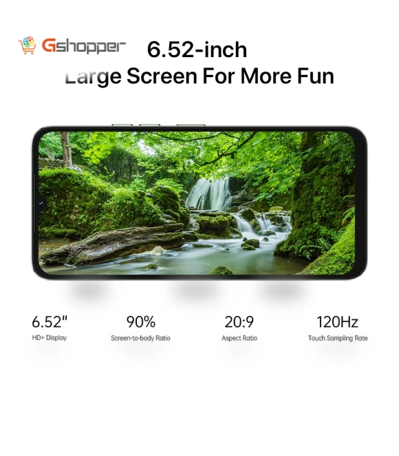 4GB RAM 64GB ROM 13MP Dual Camera 5150mAh 6.52 inch Android 13 Face Unlock Helio A22 Quad Core 4G Smartphone — Unlocked Smartphones, UMIDIGI