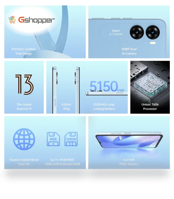 50MP Dual Camera Smartphone — Screen Protectors, UMIDIGI