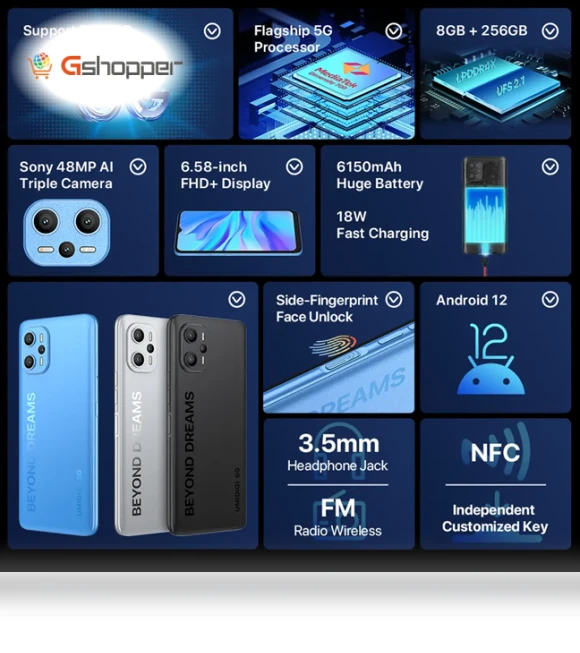 5G Smartphone — Mobile Internet Solutions, UMIDIGI