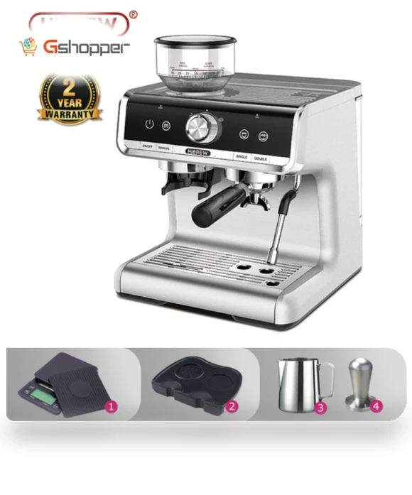 Barista Pro 19Bar Bean to Espresso Coffee Machine — Professional Coffee Equipment, HIBREW