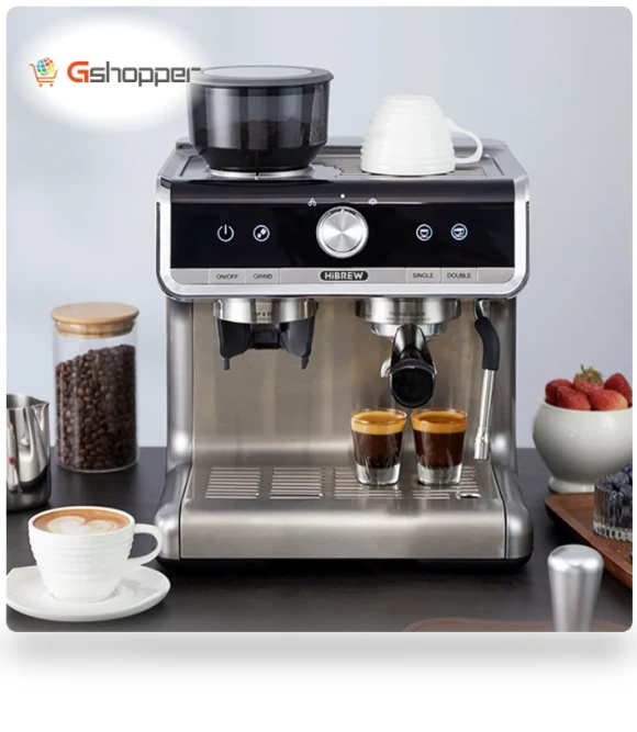 Barista Pro 19Bar Bean to Espresso Coffee Machine — Professional Coffee Equipment, HIBREW