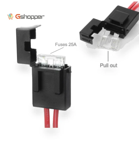 Car Cigarette Lighter Socket To Battery Alligator Clip Connector — Vehicle Power Solutions