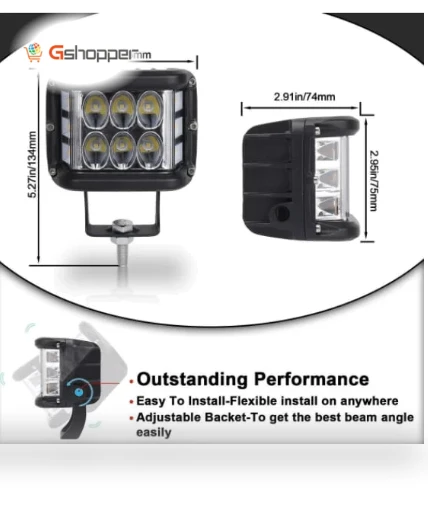 Car Dual Sides LED Dual Color Light — Lighting