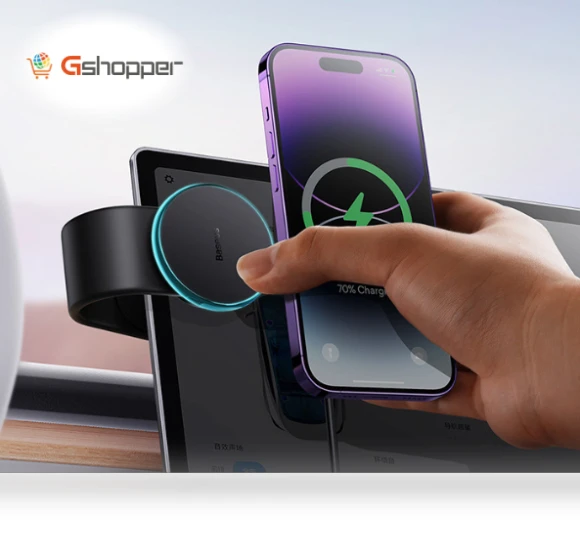 Car Wireless Charger Cell Phone Holder — Vehicle Phone Holders, Baseus