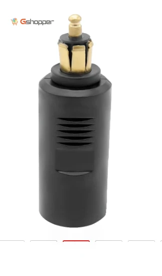 DIN Socket To Cigarette Lighter Converter Adapter — Battery Chargers