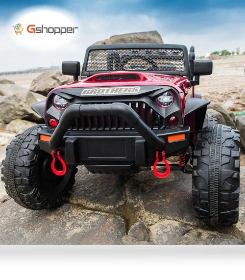 Double Drive Children Ride-on Car — Electric Vehicles, JEEP