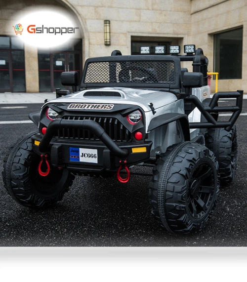 Double Drive Children Ride-on Car — Electric Vehicles, JEEP