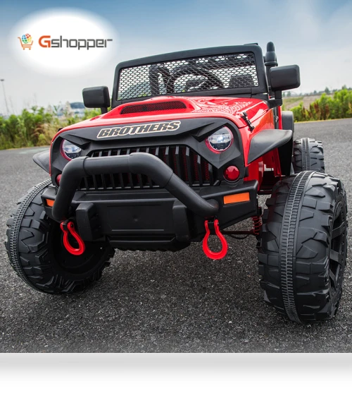 Double Drive Children Ride-on Car — Electric Vehicles, JEEP