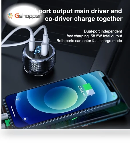 Fast Charging Car Charger — Chargers