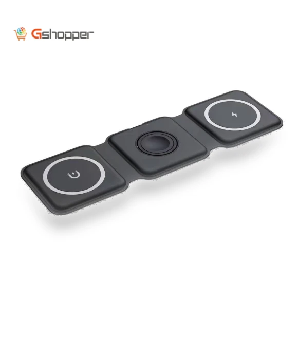 Folding 3-in-1 Wireless Charger — Chargers & Adapters