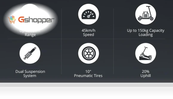 Folding Electric Offroad Scooter — Push Scooters, KUGOO