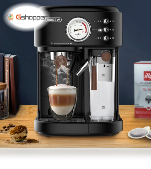 Fully Automatic Espresso Cappuccino Latte Coffee Machine — Coffee & Espresso Combos, HIBREW