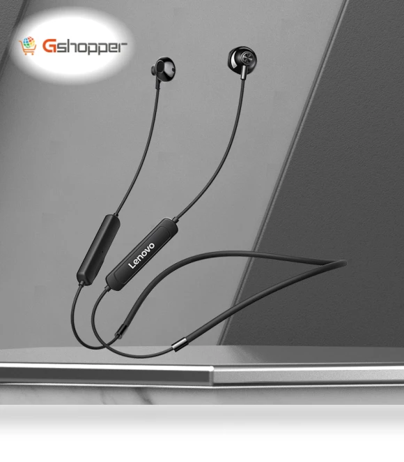 Hanging Neck Type Wireless Bluetooth Headphones — On-Ear Headphones, Lenovo