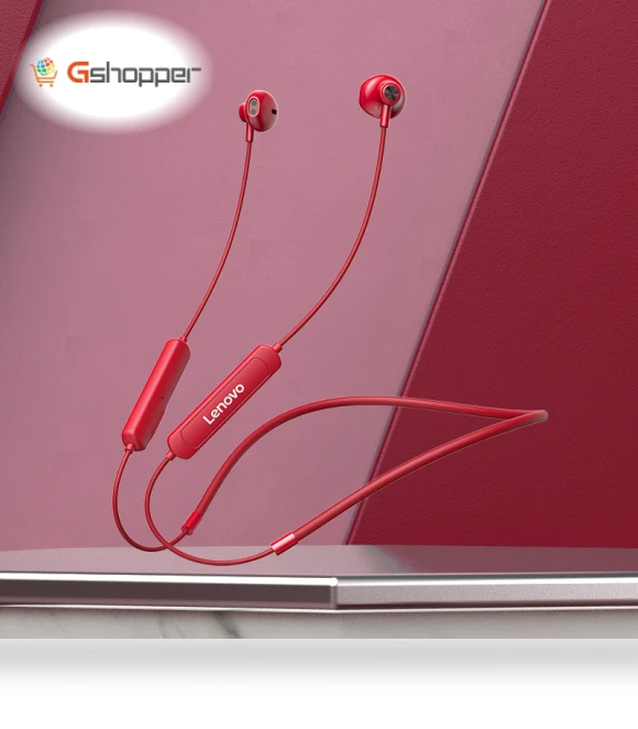 Hanging Neck Type Wireless Bluetooth Headphones — On-Ear Headphones, Lenovo