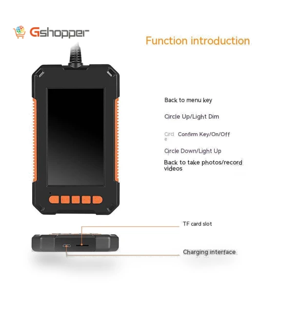 HD Pipeline Camera with Screen — Borescopes