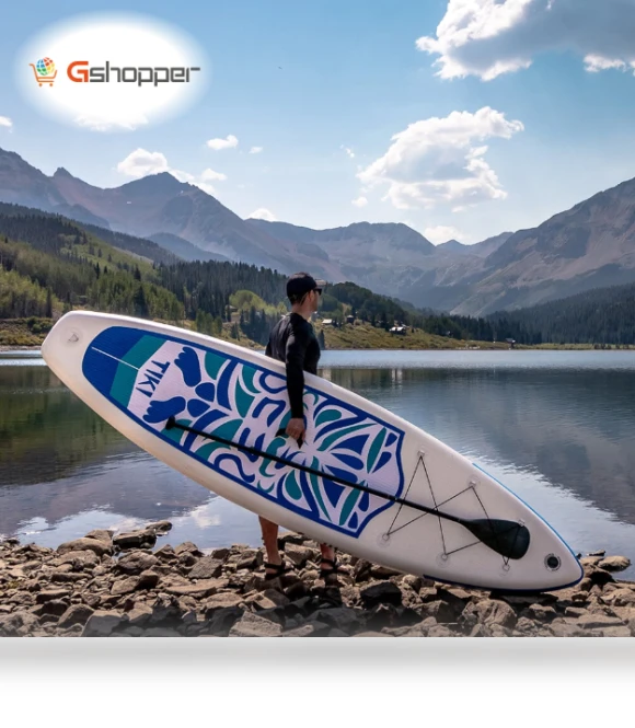 Inflatable Ultra-Light Stand Up Surfboard — Paddles, FunWater
