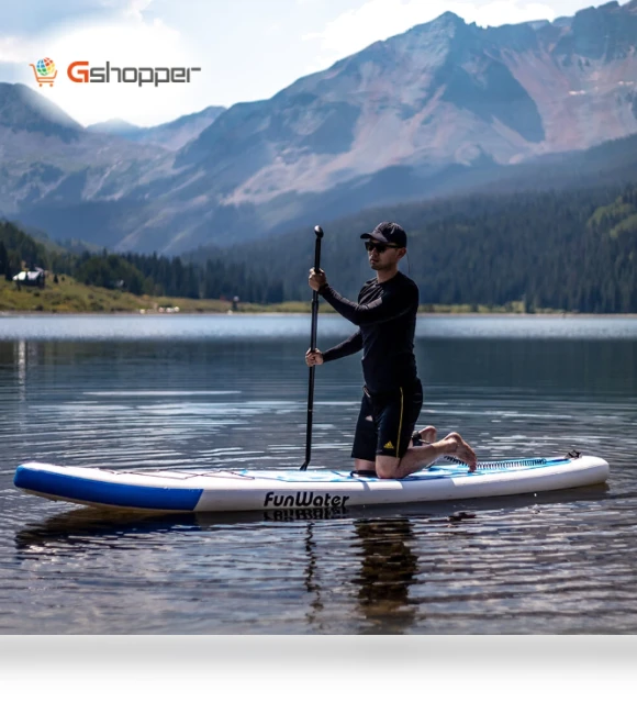 Inflatable Ultra-Light Stand Up Surfboard — Paddles, FunWater