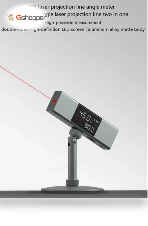 Laser Line Throwing 2-in-1 Angle Measuring Instrument — Laser Distance Measuring Tools, DUKA