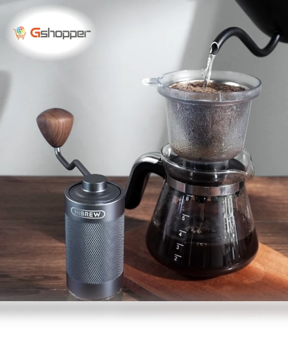 Manual Coffee Grinder Portable High Quality Hand Grinder Mill — Hand Coffee Grinders, HIBREW