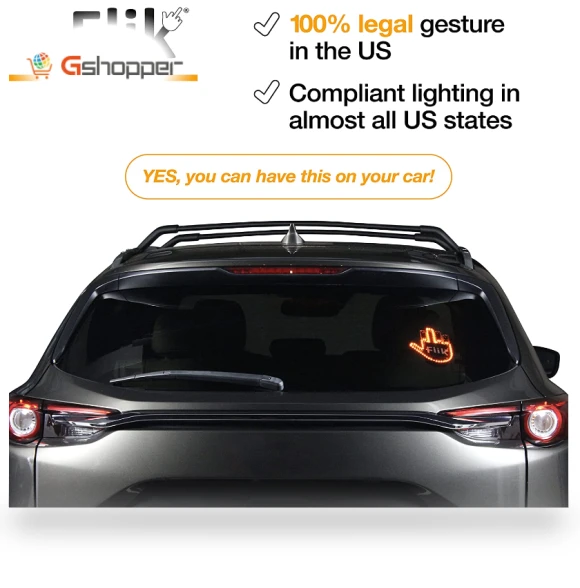 Middle Finger Light — Car Essentials, FLIK
