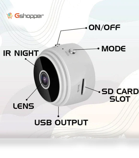Mini 1080p HD Wireless Magnetic Security Camera — Security Cameras