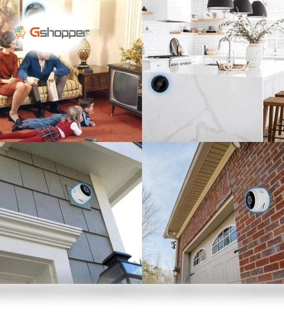Mini 1080p HD Wireless Magnetic Security Camera — Security Cameras