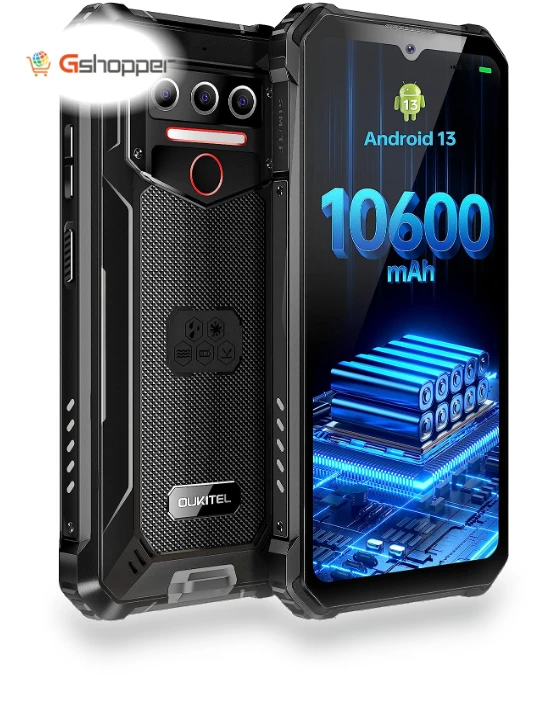 Outdoor Rugged Smartphone — Adventure & Sports Cameras, OUKITEL