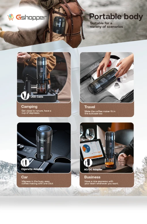 Portable Coffee Machine — Coffee & Espresso Combos, HIBREW