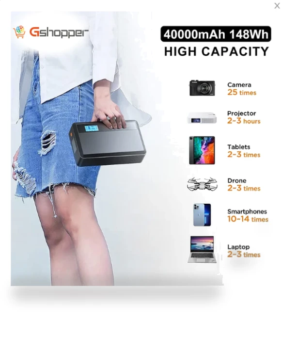 Portable Laptop Charger with Battery Pack and AC Outlet — Portable Power Solutions