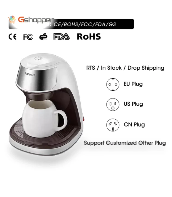 Portable Mini Coffee Maker Machine — Single-Cup Coffee Makers