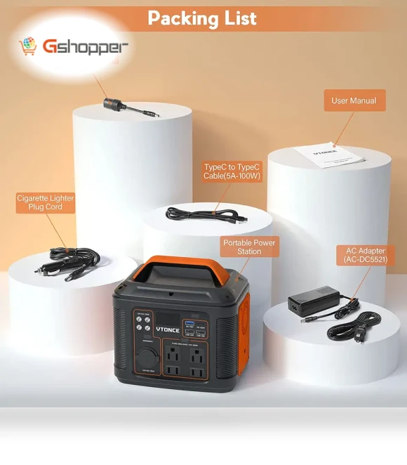Portable Power Station 300W — Power Inverters, SBAOH