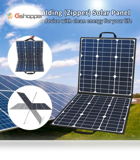 Portable Solar Panel 50W — Solar Chargers, FF Flashfish