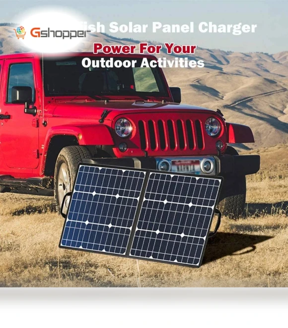 Portable Solar Panel 50W — Solar Chargers, FF Flashfish