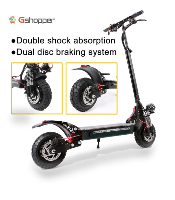 Powerful Dual Motor Electric Scooter — Push Scooters, SUNNIGOO