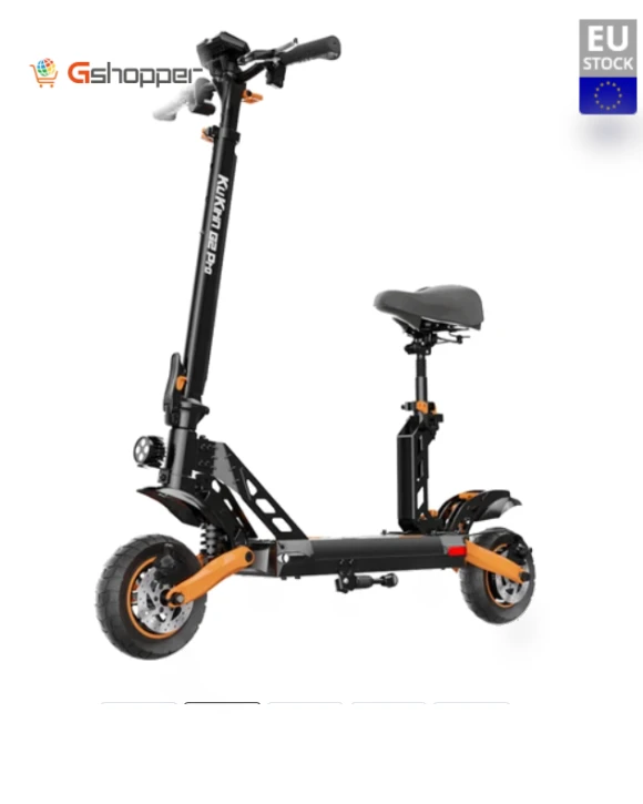 Powerful Electric Scooter for Speed and Distance — Electric Self-Balancing Scooters, KUGOO