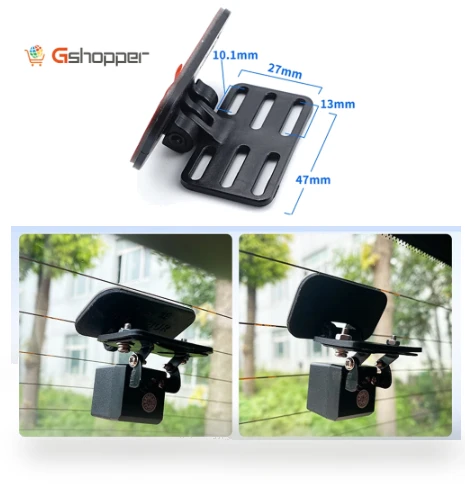 Rear Camera Holder Rear Window Bracket Mount — Dashboard Installation Kits, AZDOME