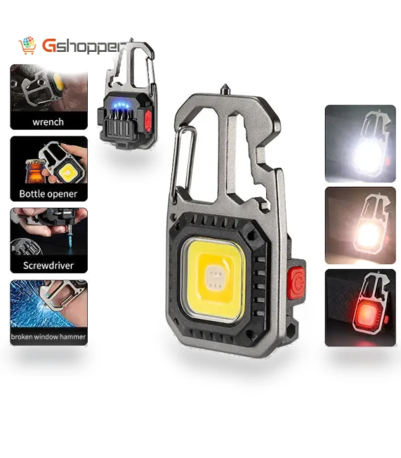 Rechargeable Magnetic Emergency Keychain Light — Flashlights