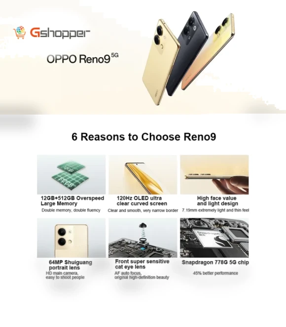 Reno9 5G Smartphone — VR Headsets, OPPO