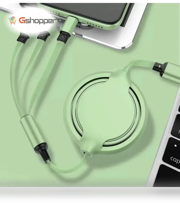 Retractable 3 in 1 Charging Cable — Charging Solutions