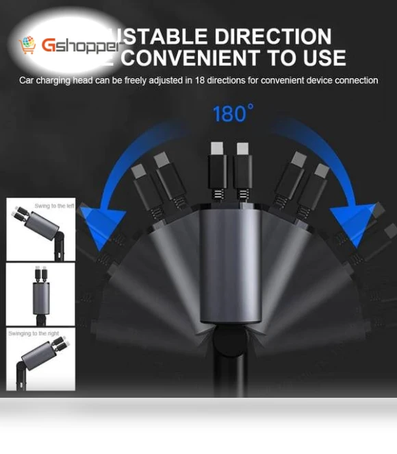 Retractable Car Charger — Vehicle Power Solutions