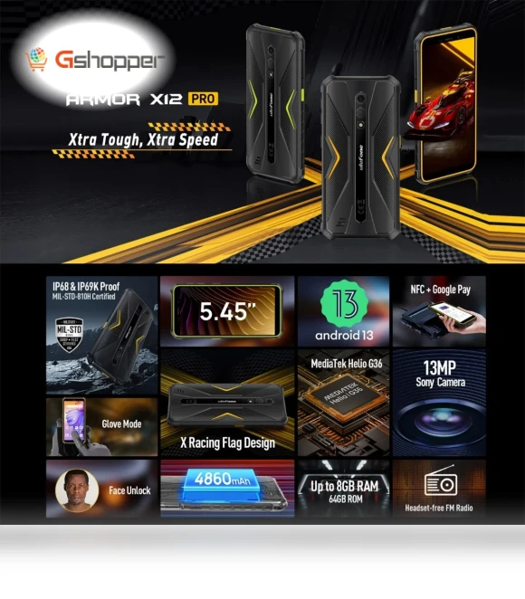 Rugged Smartphone — Screen Protectors, Ulefone