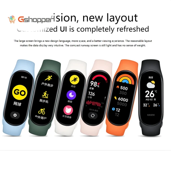 Smart Fitness Wristband — Fitness Bands, Xiaomi