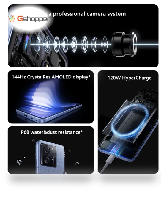 Smartphone with 144Hz AMOLED Display and 50MP Leica Camera — Screen Protectors, Xiaomi