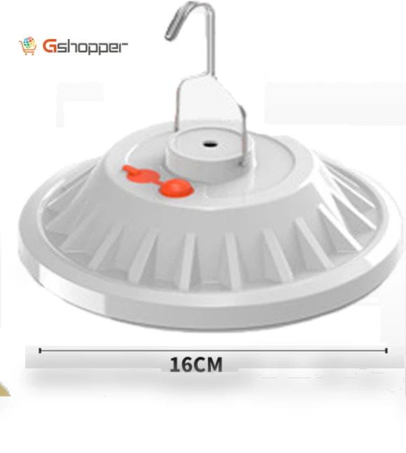Solar Rechargeable LED UFO Lights — Outdoor Umbrella Lighting