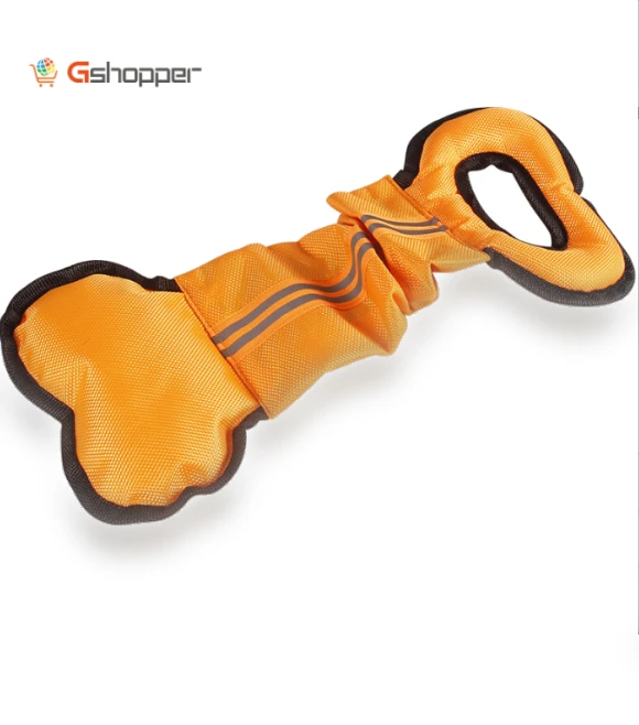 Teething Bite Resistant Plush Toy Bone — Chew Toys
