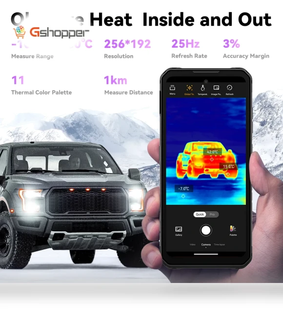 Thermal Imaging Camera with Night Vision — Rearview Cameras for Cars, IIIF150