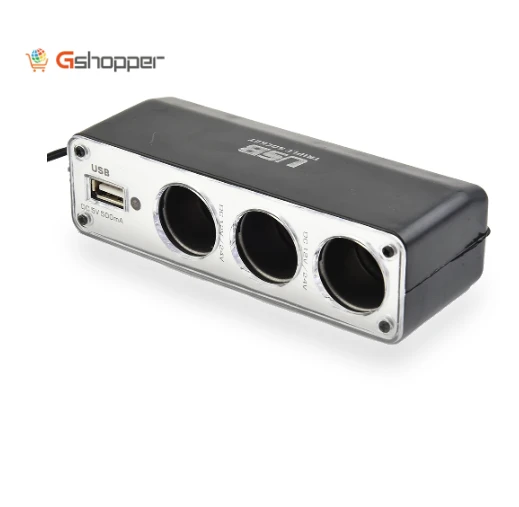 Triple Splitter Car Charger Adapter — Vehicle Power Solutions