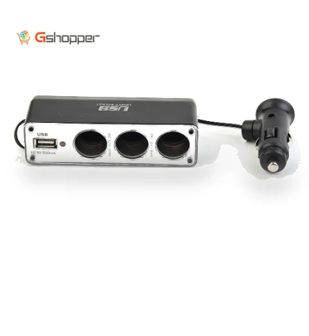 Triple Splitter Car Charger Adapter — Vehicle Power Solutions