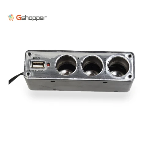 Triple Splitter Car Charger Adapter — Vehicle Power Solutions
