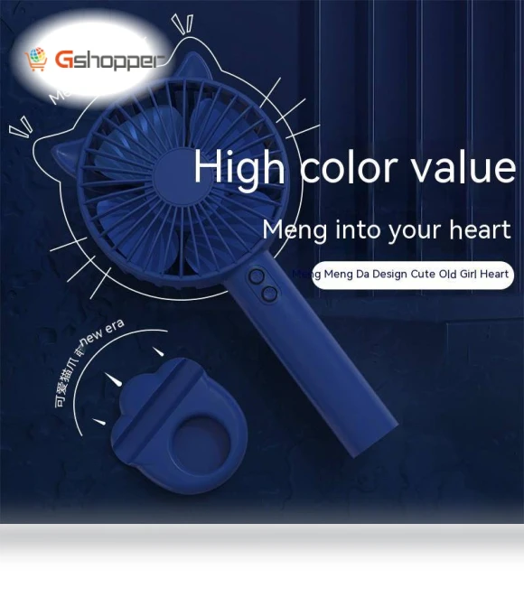 USB Handheld Small Fan with Night Light — Portable USB Fans